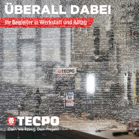 TECPO LED Akku Handlampe 500 Lumen + USB Kabel