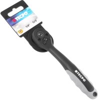 TECPO Steckschlüssel Satz, Zollgrößen 1/4", 11-tlg + Umschaltknarre 1/4"