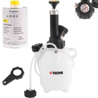 300119 TECPO Bremsenentlüftungsgerät + DOT4, 1L
