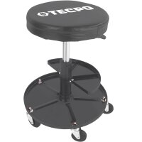TECPO 2x Werkstatt-Arbeitssitz mit 5 Rollen