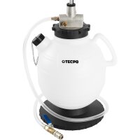 TECPO Getriebeöl-Befüllsystem 7.5 L mit 20 Adaptern Automatik-, CVT- und Doppelkupplungs-Getriebe für professionelle Werkstattbefüllung