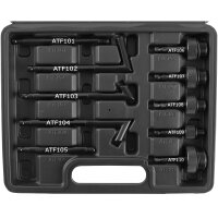 TECPO Getriebeöl-Befüllsystem 7.5 L mit 20 Adaptern Automatik-, CVT- und Doppelkupplungs-Getriebe für professionelle Werkstattbefüllung