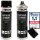 2x 500 ml TECPO Autolack schwarz glänzend