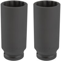 Vielzahn Kraft Steckschlüssel 1/2, 30 mm, 2x