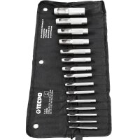 TECPO Locheisen-Satz, 2 - 22 mm, 2x 15-teilig