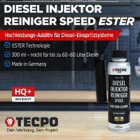 TECPO Diesel SPEED Injektor Reiniger Ester 300 ml