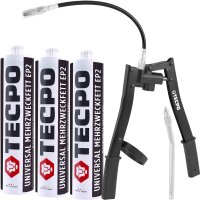 3x TECPO Universal Mehrzweckfett EP2 500g + Zweihand...