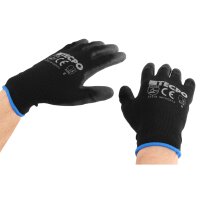 TECPO Feinstrick Mechaniker-Handschuhe, Größe M, 6x 12 Paar