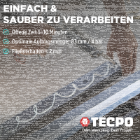 TECPO Universal Montagekleber Ultra FIX Power Baukleber 480g Weiß
