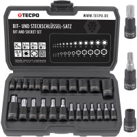 TECPO Steckschlüssel-Satz T-Profil (für Torx)...