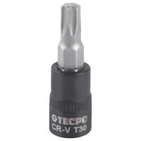 TECPO Steckschlüssel-Satz T-Profil (für Torx) und E-Torx, 25-teilig