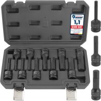 TECPO Kraft-Bit-Einsatz-Satz 10-tlg. Innensechskant...