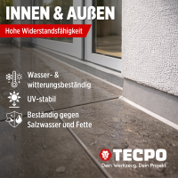 TECPO KLEBE UND DICHTSTOFF UNIVERSAL FLEX SEAL 522 WEIß 1K MS POLYMER 1x 480g