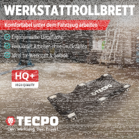 TECPO KFZ Werkstattrollbrett Rollliege 360° drehbar...