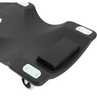 TECPO KFZ Werkstattrollbrett Rollliege 360° drehbar Montageliege Werkstattliege mit 300kg Tragkraft und Kopfstütze