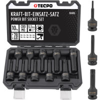 TECPO Kraft-Bit-Einsatz-Satz | T20-T80 | 10-tlg.