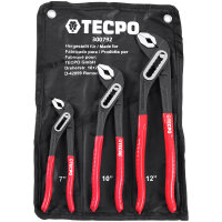 3x TECPO Wasserpumpenzangen Set Rohrzange...
