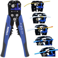 TECPO Automatische Abisolierzange mit Kabelschuh...