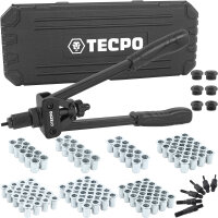 TECPO Nietmutternzangen-Satz 240-tlg. M3-M4-M5-M6-M8-M10