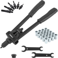 TECPO Nietmutternzangen-Satz 240-tlg. M3-M4-M5-M6-M8-M10