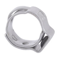 TECPO Schlauchschellen 1Ohr B:5 mm Ø10.1-11.8 mm...