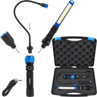 TECPO LED Arbeitslampe 3-in-1 Handlampe 350 Lumen...
