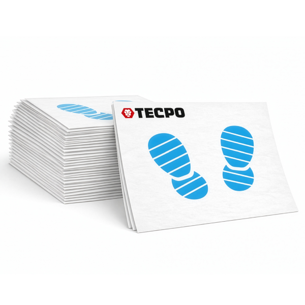 TECPO Einweg-Fußmatte, 38x50 cm, 500 Stück