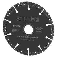 TECPO Diamant-Trennscheibe Beton 125 x 22,23 mm Premium...