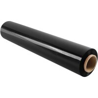Stretchfolie Schwarz 23my , 2,30 kg, 500 mm