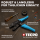 TECPO Kabelschuh- Crimpzange 0,5-6 mm für isolierte Kabelverbinder