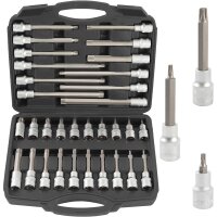 TECPO Steckschlüssel Satz Torx Vielzahn Sechskant