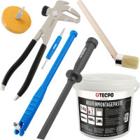 TECPO Reifenmontagepaste weiß 5 kg + Pinsel +...