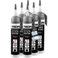 6x TECPO Hochtemperatur Silikon Dichtung HSD 30 schwarz,...