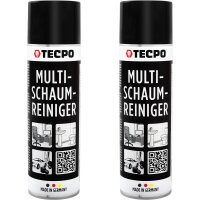 TECPO Multi-Schaumreiniger, 2x 500 ml Aktivschaum...