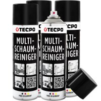 TECPO Multi-Schaumreiniger, 4x 500 ml Aktivschaum...