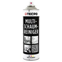 TECPO Multi-Schaumreiniger, 24x 500 ml Aktivschaum für Polster, Scheiben, Kunststoff und Metall Ultra Clean
