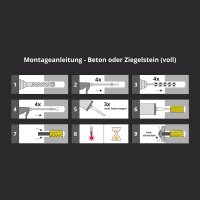 4x TECPO Injektionsmörtel SF 300 Verbundmörtel Montagemörtel 300ml