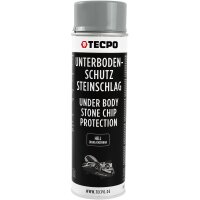8x TECPO Unterbodenschutz überlackierbar hell, 500 ml