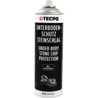8x TECPO Unterbodenschutz überlackierbar hell, 500 ml