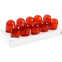 TECPO Glühbirnen Set, 12V-21W, WY21W, WX3x16d, 50 Stück