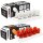 TECPO Glühbirne 12V-21W, W21W Orange + 12V-21W, W3X16D Glassockel