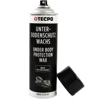4x TECPO Unterbodenschutz Wachs schwarz, 500 ml