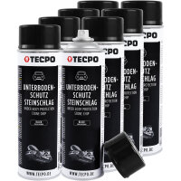 8x TECPO Unterbodenschutz überlackierbar schwarz,...