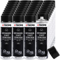 36x TECPO Unterbodenschutz überlackierbar schwarz,...
