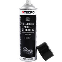 36x TECPO Unterbodenschutz überlackierbar schwarz, 500 ml