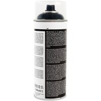 3x TECPO 1K Farbspray Schwarz Teppich / Fußmatten, 400 ml