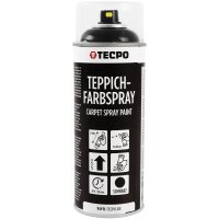 3x TECPO 1K Farbspray Schwarz Teppich / Fußmatten,...