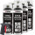 6x TECPO 1K Farbspray Anthrazit Teppich / Fußmatten, 400 ml + Sprühpistole