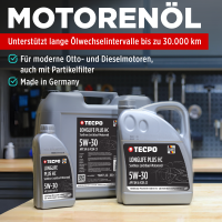 10L TECPO 5W-30 LONGLIFE PLUS MOTORÖL für VW...