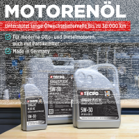 4x 5L TECPO 5W-30 LONGLIFE PLUS MOTORÖL für VW...